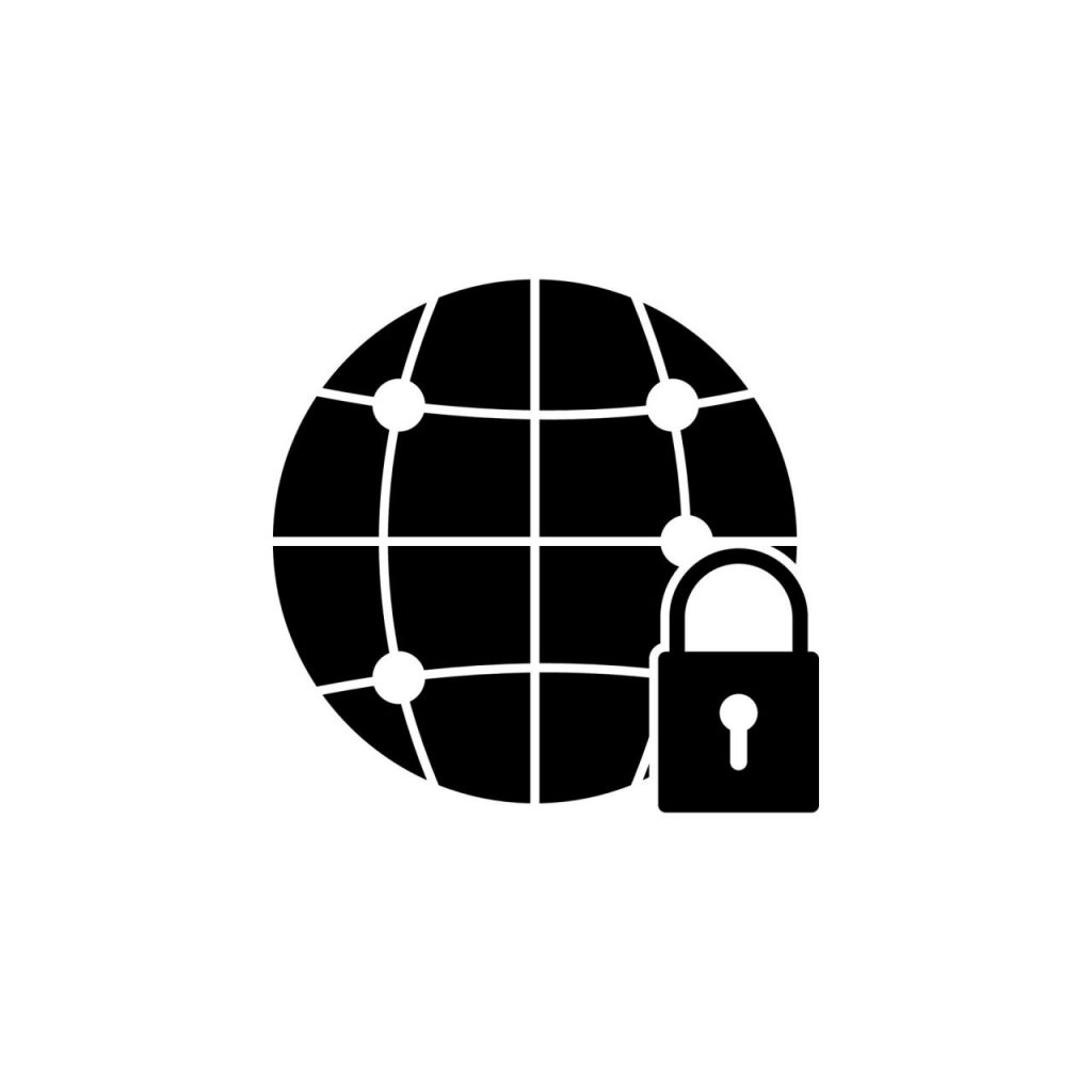 world lock vector icon illustration 23015645 Vector Art at Vecteezy